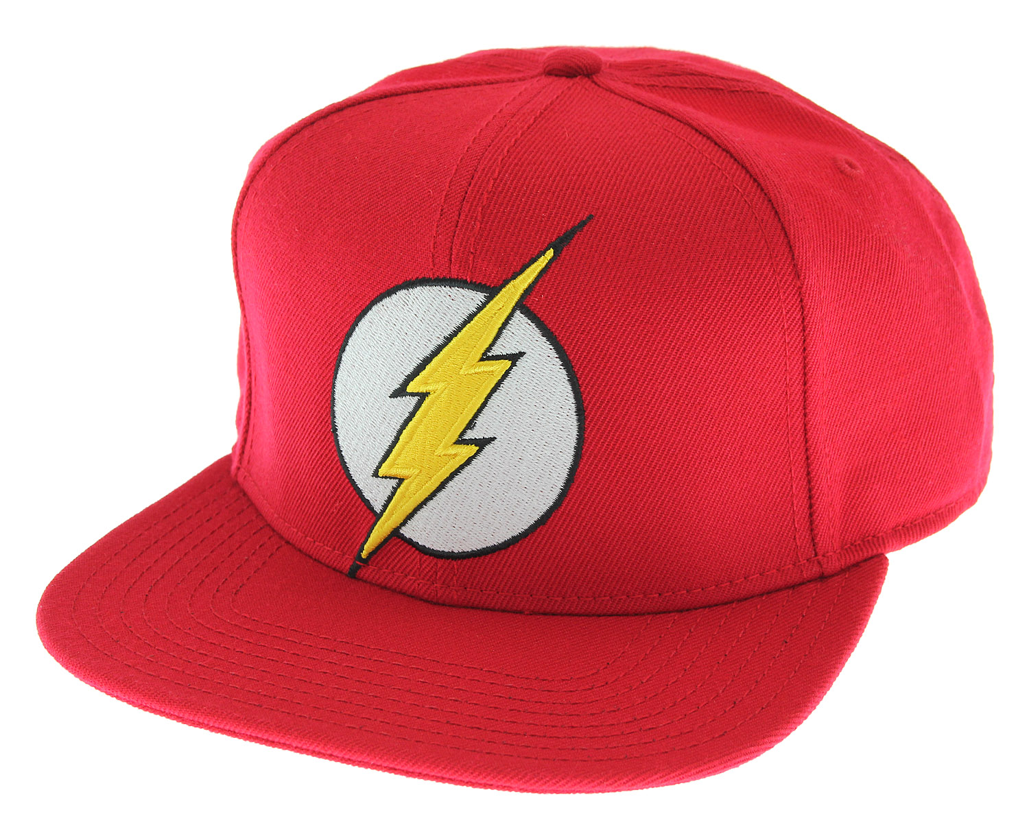 DC Comics The Flash Licensed Embroidered Logo Snapback Cap Hat eBay